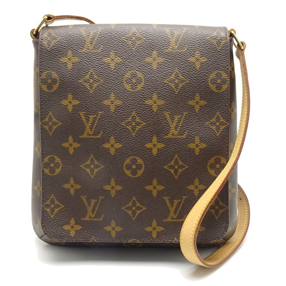 Louis Vuitton Monogram Musette Salsa Short Shoulder Bag Brown